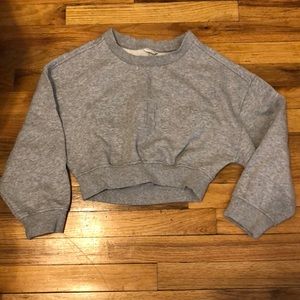 Guess cropped logo sweatshirt